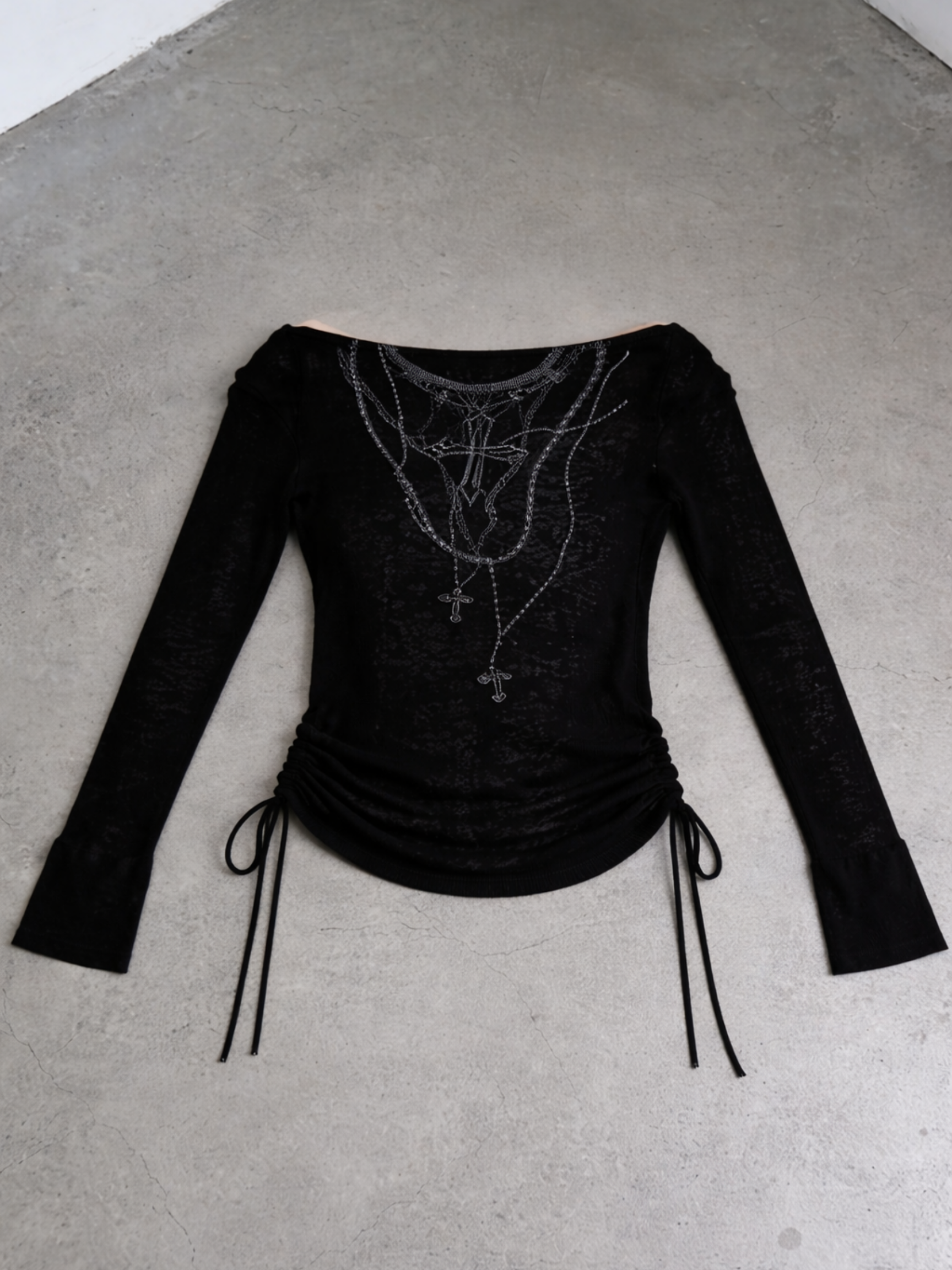 Cross Knit Long Sleeve