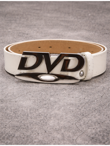 White DVD Belt