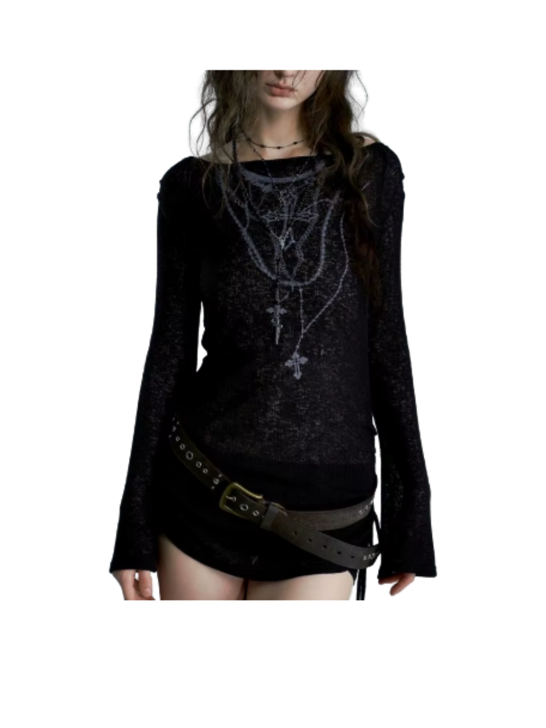 Cross Knit Long Sleeve