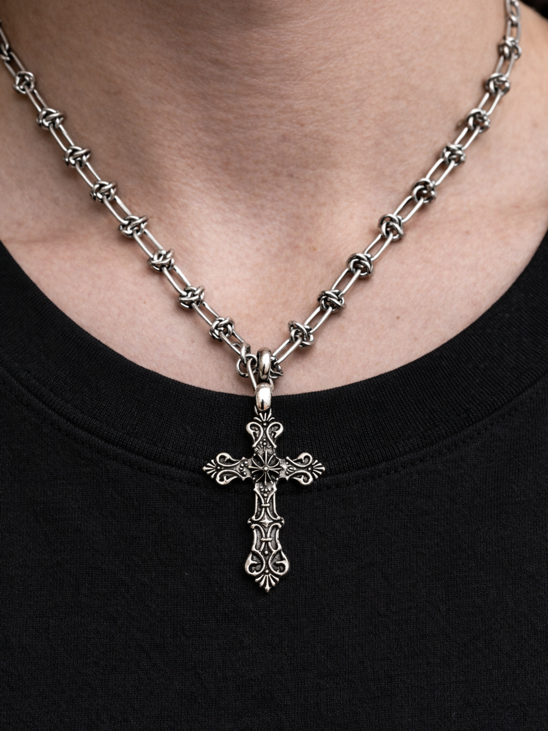 Vintage Cross Necklace