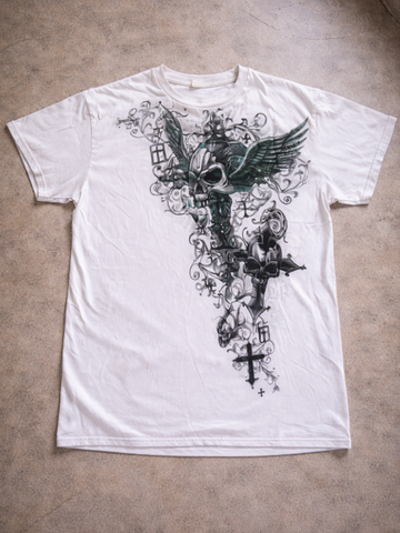 Skull-Cross-Wings Short Sleeve