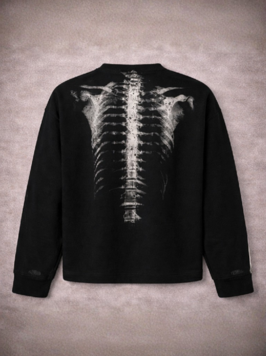 Black Skeleton Long Sleeve
