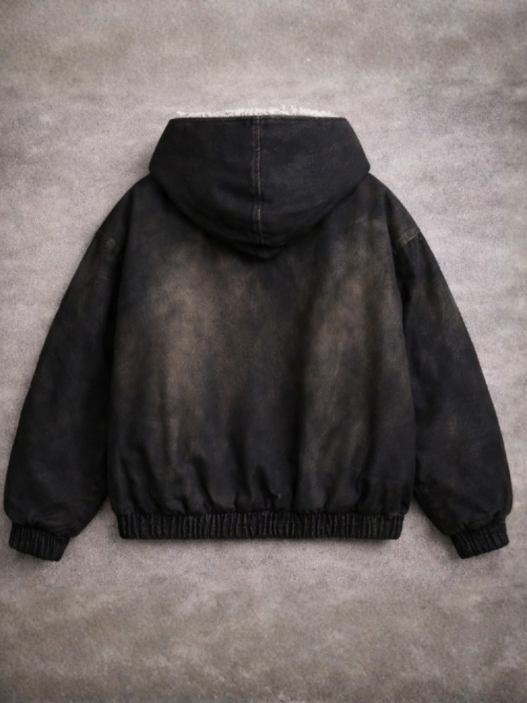 Fur Denim Coat